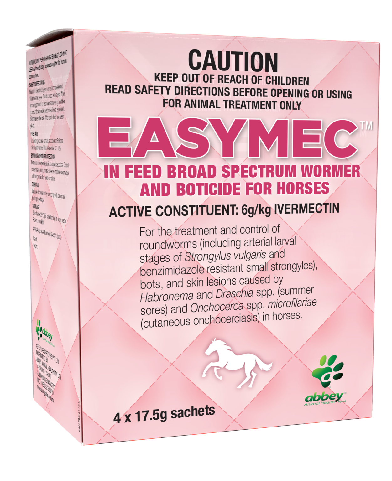 EASYMEC™ Horse Wormers IVERMECTIN Abbey Labs