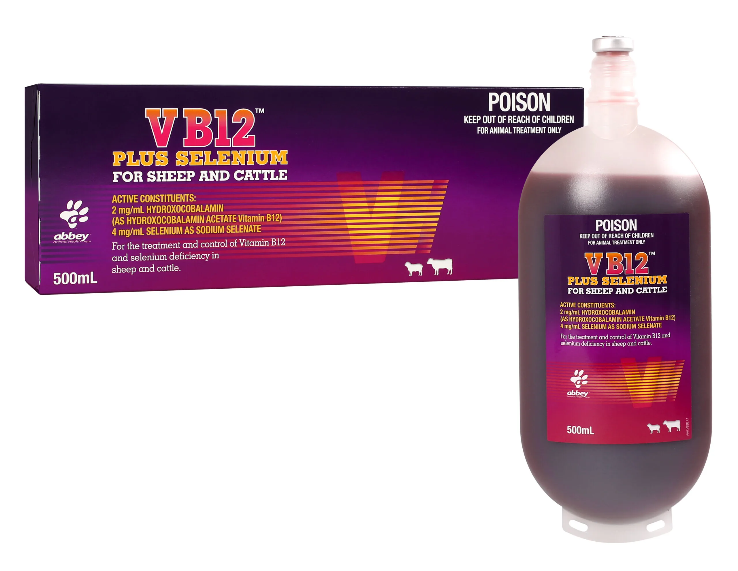 vitamin b12 selenium injection cattle VB12™ Plus for Sheep and nad